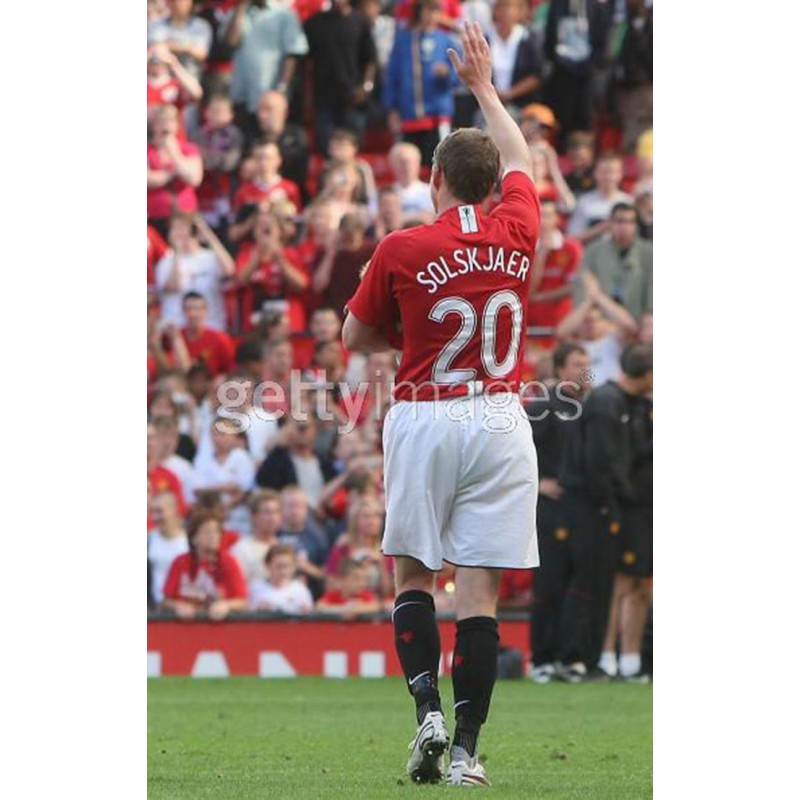 Manchester United Testimonial Solskjaer #20 Champions League